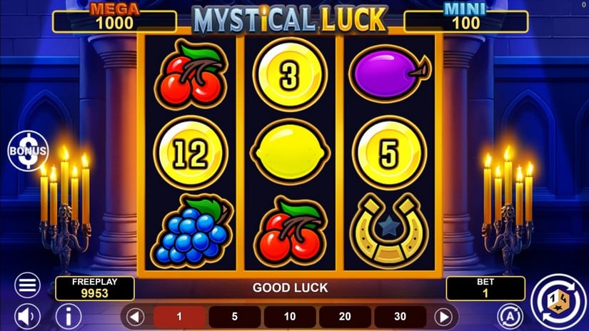 Mystical Luck Hold And Win slot screen 4