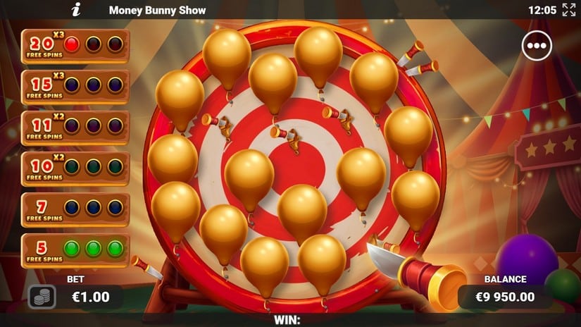 Money Bunny Show slot screen 5
