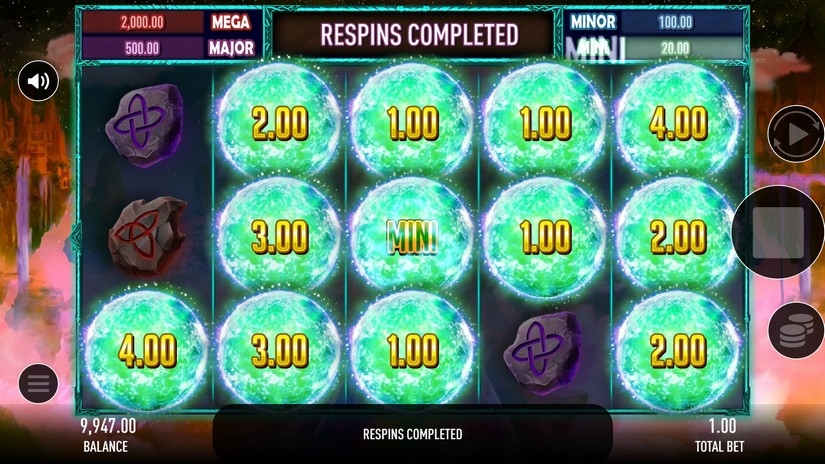 Asgardian God slot screen 7