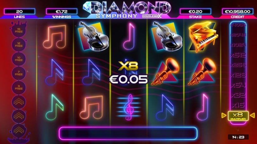 Diamond Symphony DoubleMax slot screen 4