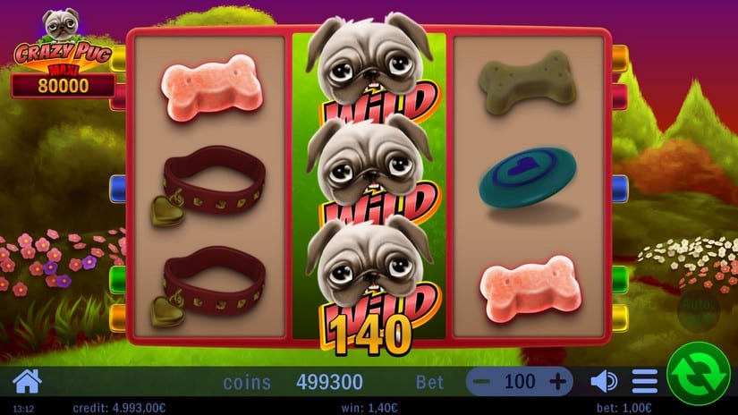 Crazy Pug slot screen 2