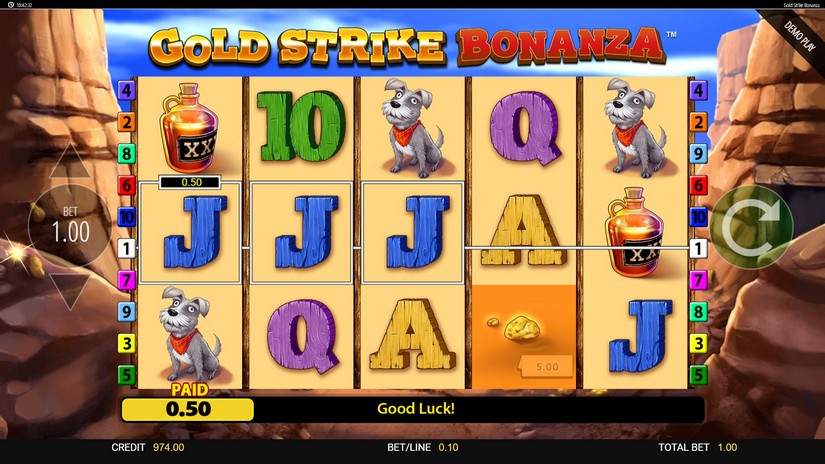 Gold Strike Bonanza slot screen 5