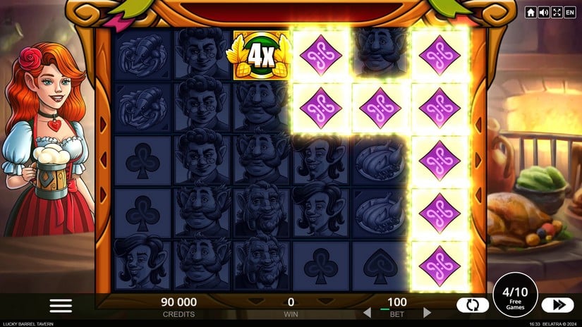 Lucky Barrel Tavern slot screen 4