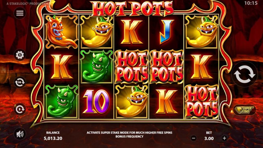 Hot Pots slot screen 2