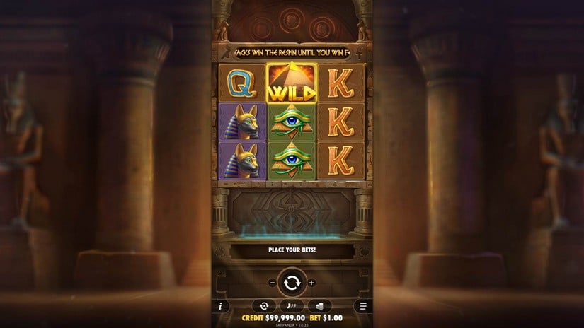 Code of Cairo slot screen 1