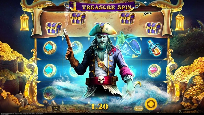 Pirates’ Plenty Treasures of the Seas slot screen 7