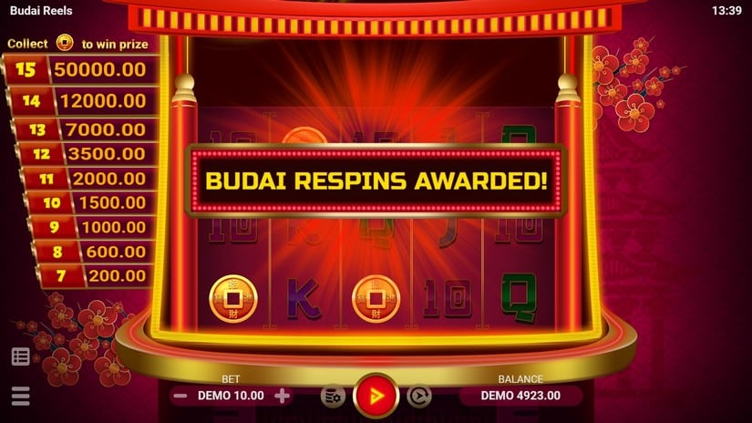Budai Reels slot screen 5