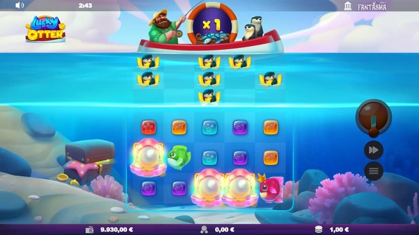 Lucky Otter slot screen 2