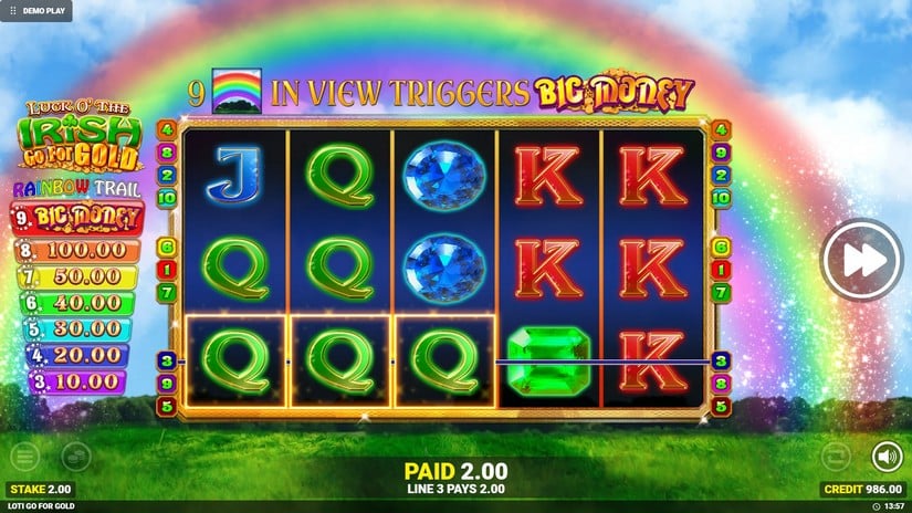 Luck O’ The Irish Go For Gold slot screen 2