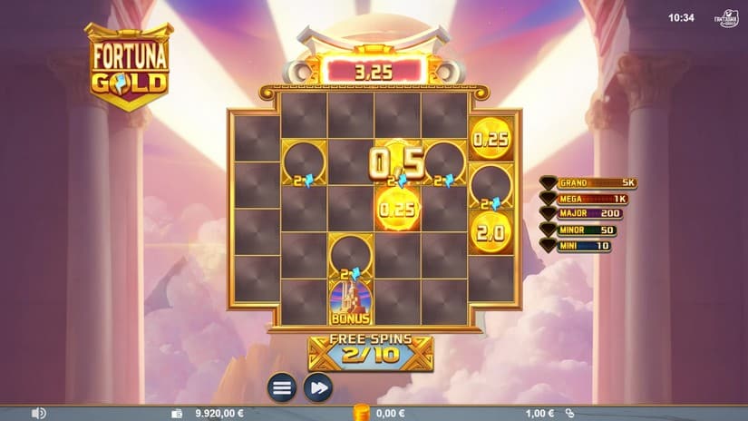 Fortuna Gold slot screen 3
