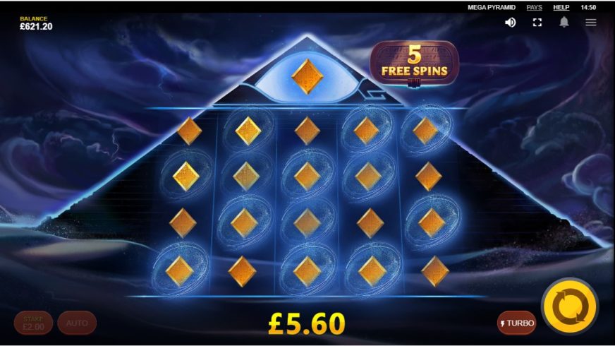 Mega Pyramid slot screen 6