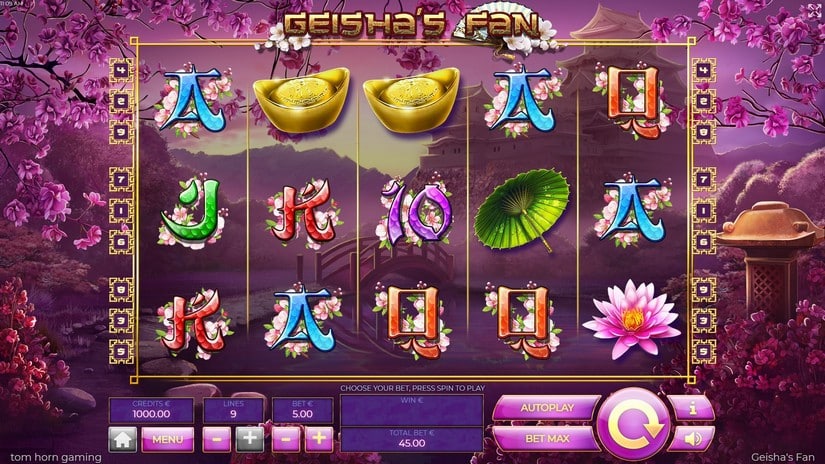 Geishas Fun slot screen 1