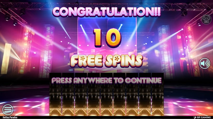 Hottie’s Paradise slot screen 4