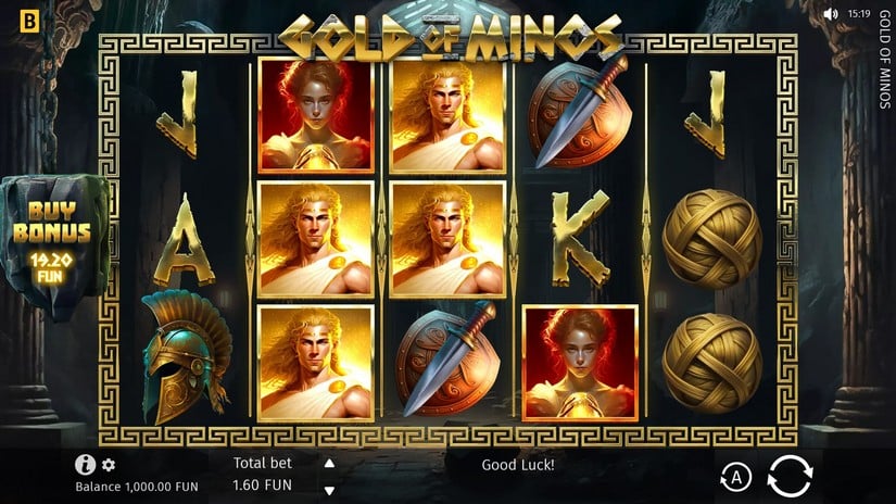 Gold Of Minos slot screen 1
