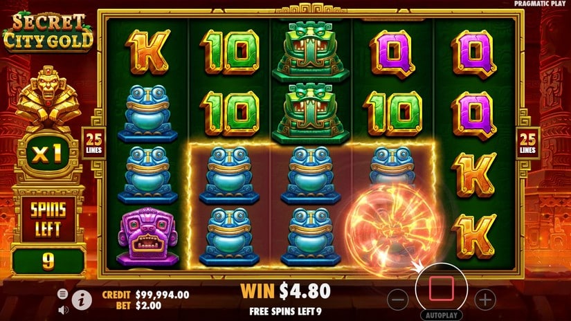 Secret City Gold slot screen 6