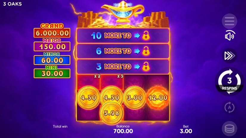 Coin Lamp slot screen 3