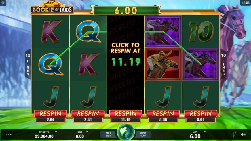 Bookie of Odds slot screen 4