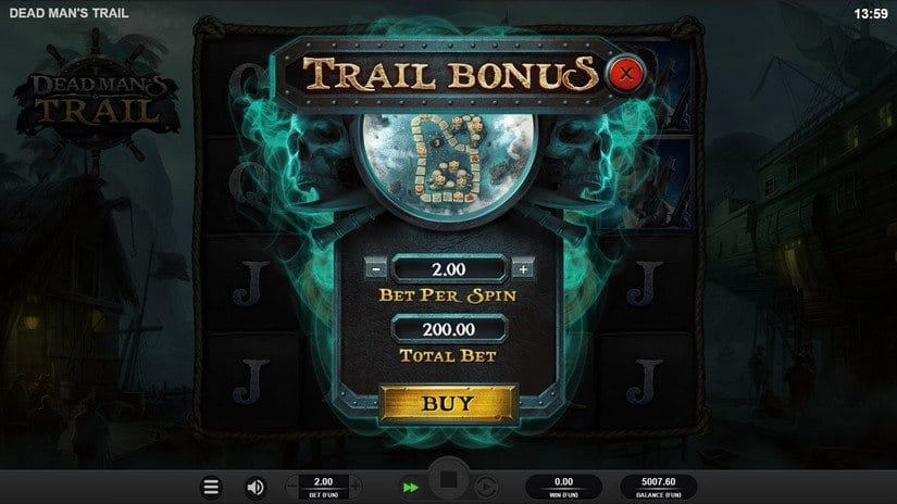 Dead Mans Trail slot screen 5