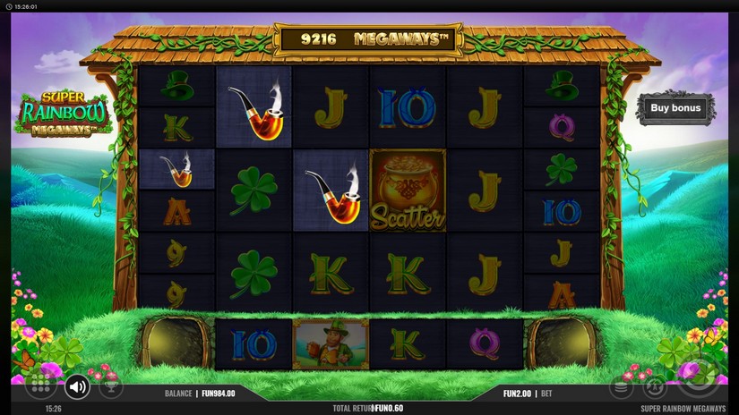 Super Rainbow Megaways slot screen 2
