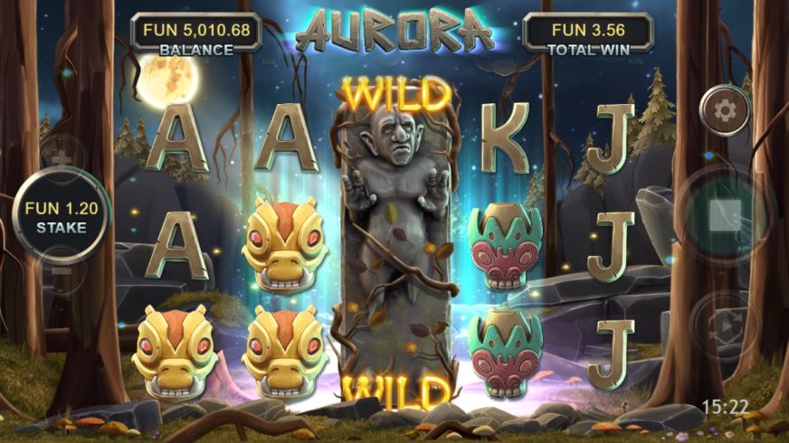 Aurora slot screen 3