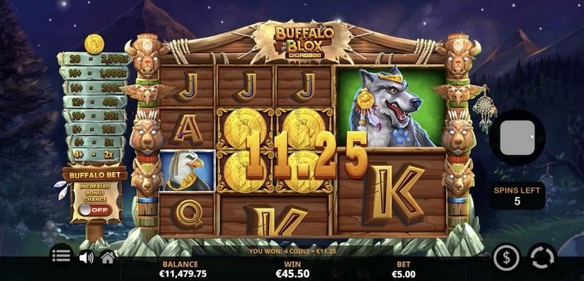 Buffalo Blox Gigablox slot screen 7