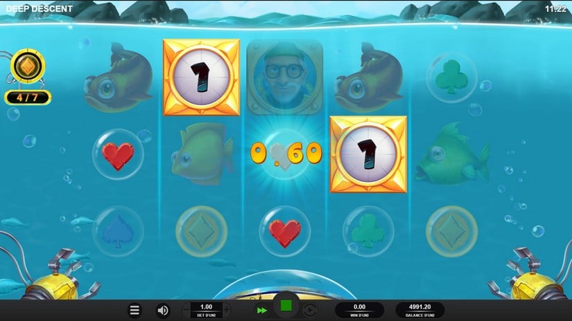 Deep Descent slot screen 2