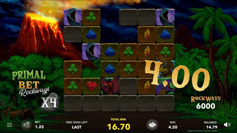 Primal Bet Rockways slot screen 5