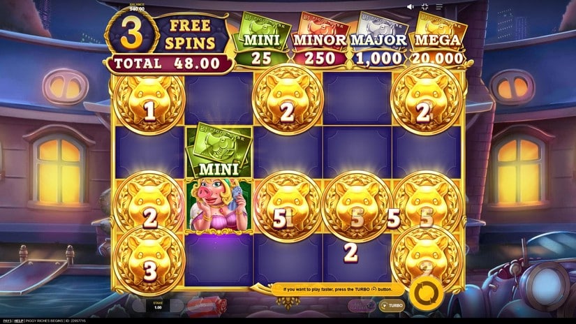 Piggy Riches Begins slot screen 4