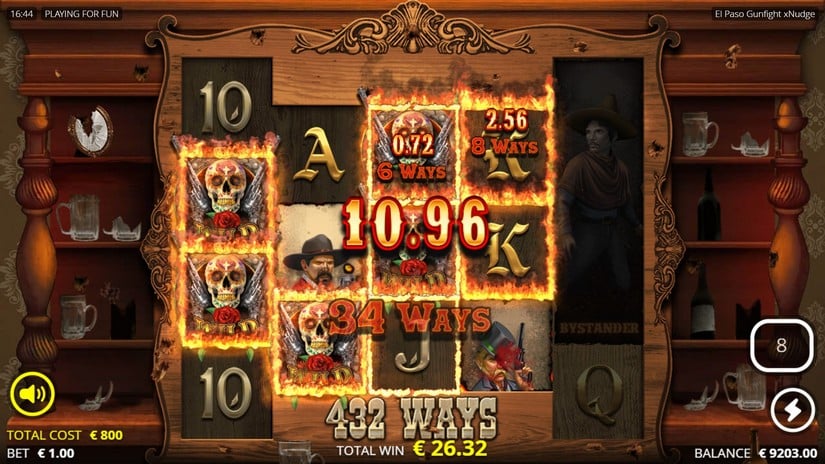 El Paso Gunfight xNudge slot screen 4