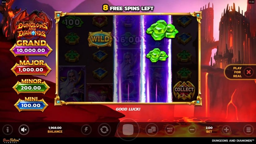 Dungeons and Diamonds slot screen 5