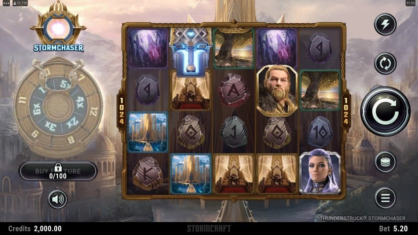 Thunderstruck Stormchaser slot screen 1