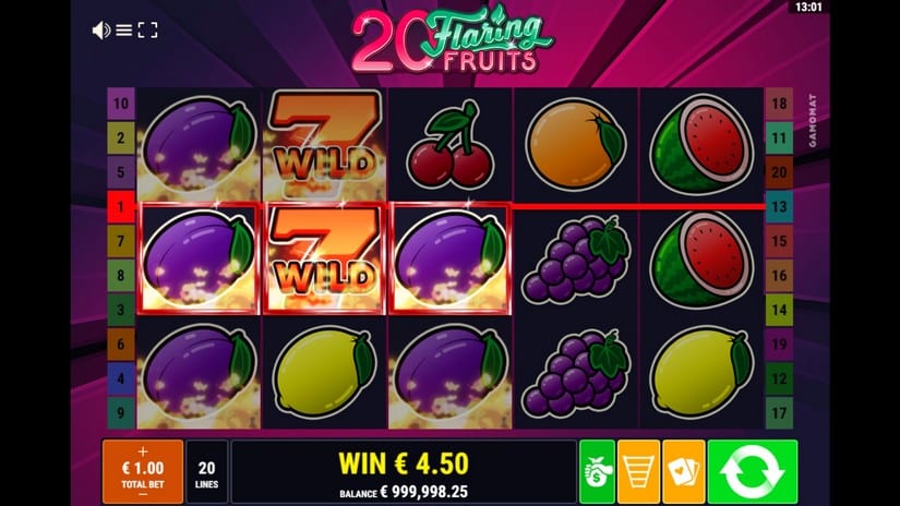 20 Flaring Fruits slot screen 4