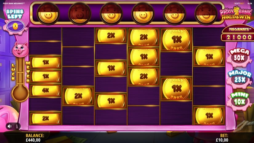 Piggy Bank Megaways slot screen 5