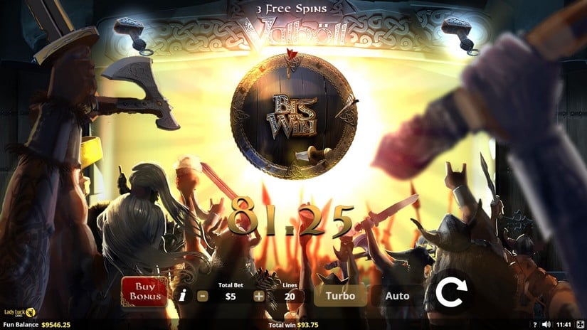 Valholl: Wild Hammers slot screen 7