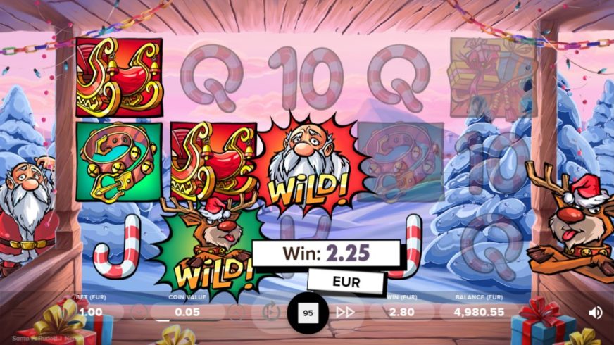 Santa vs Rudolf slot screen 4