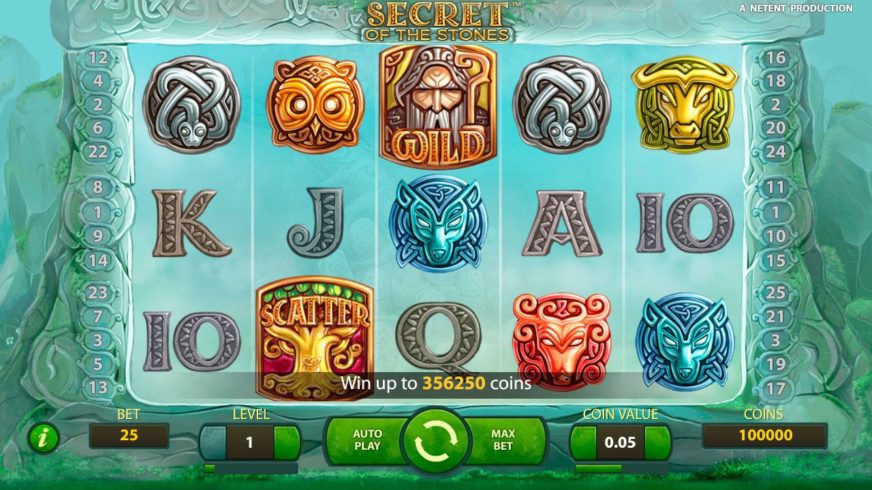 Secret of the Stones MAX slot screen 1