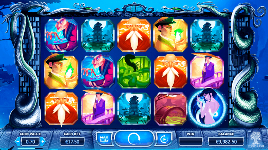 Legend of the White Snake Lady slot screen 1