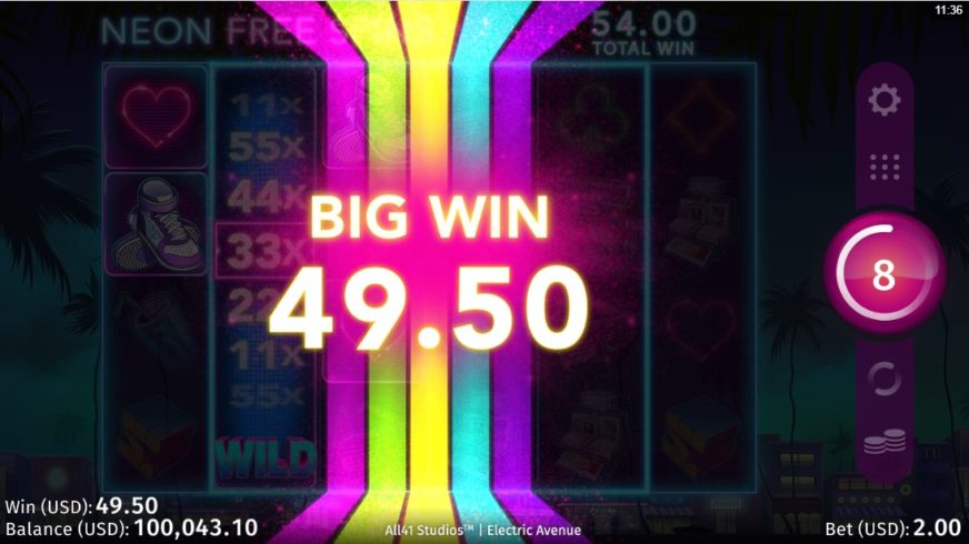 Electric Avenue slot screen 5