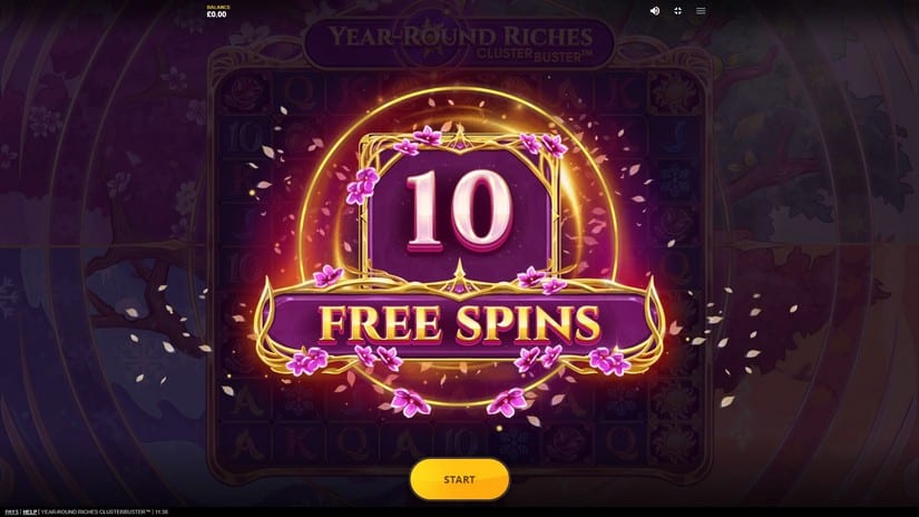 Year-Round Riches Clusterbuster slot screen 3