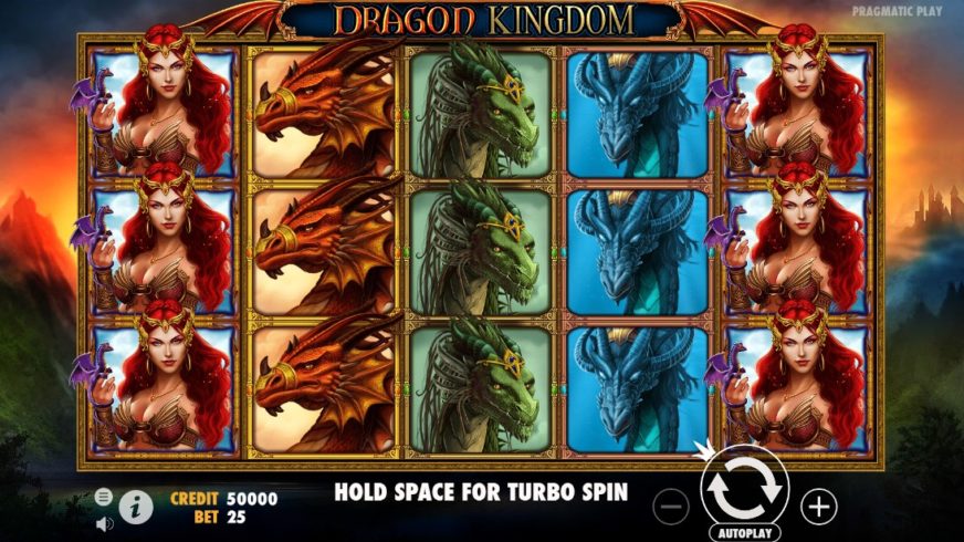 Dragon Kingdom slot screen 1