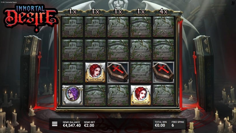 Immortal Desire slot screen 7