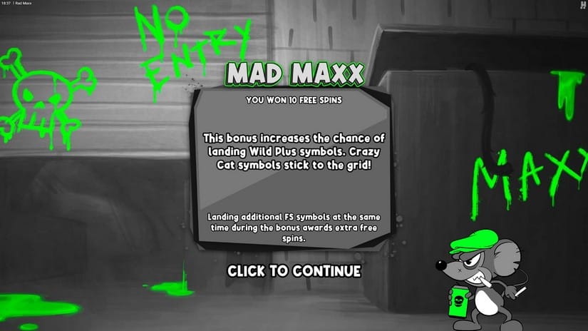 Rad Maxx slot screen 3