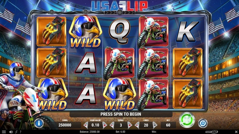 USA Flip slot screen 1