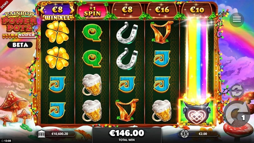 Rainbow Power Pots slot screen 7