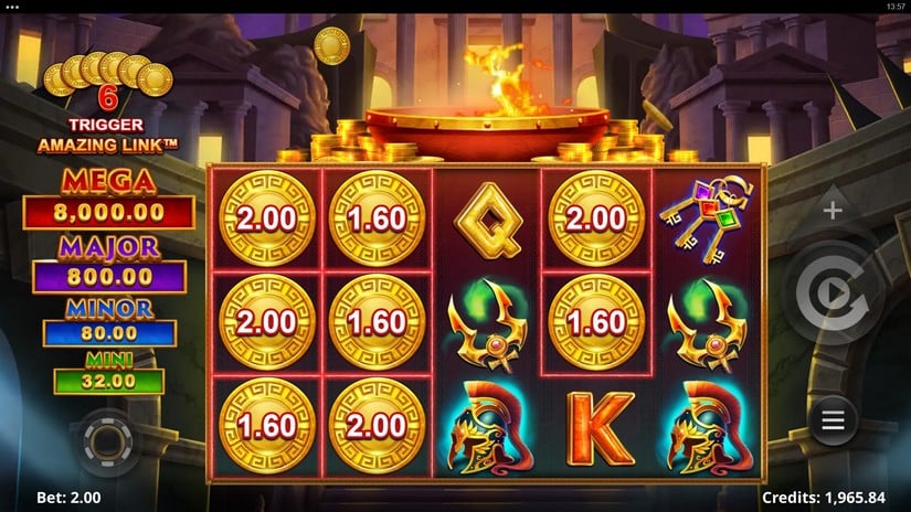 Amazing Link Hades slot screen 3