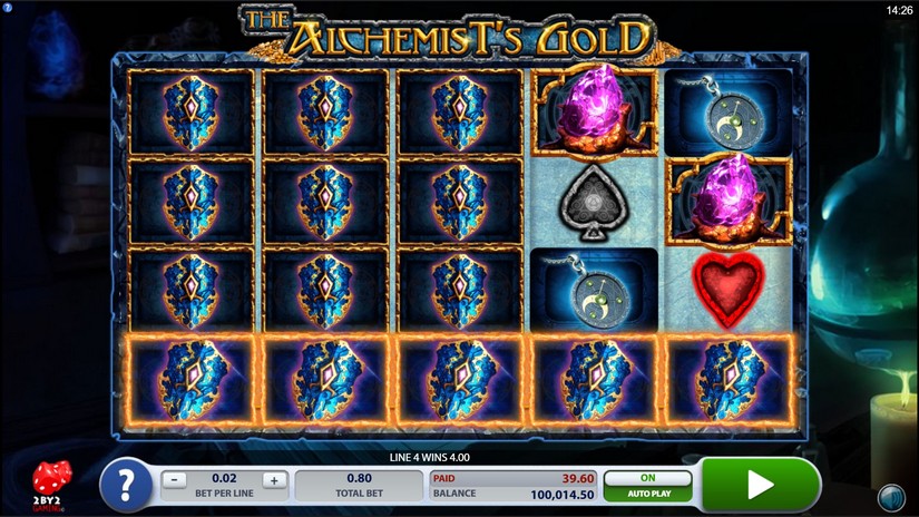 The Alchemist’s Gold slot screen 2