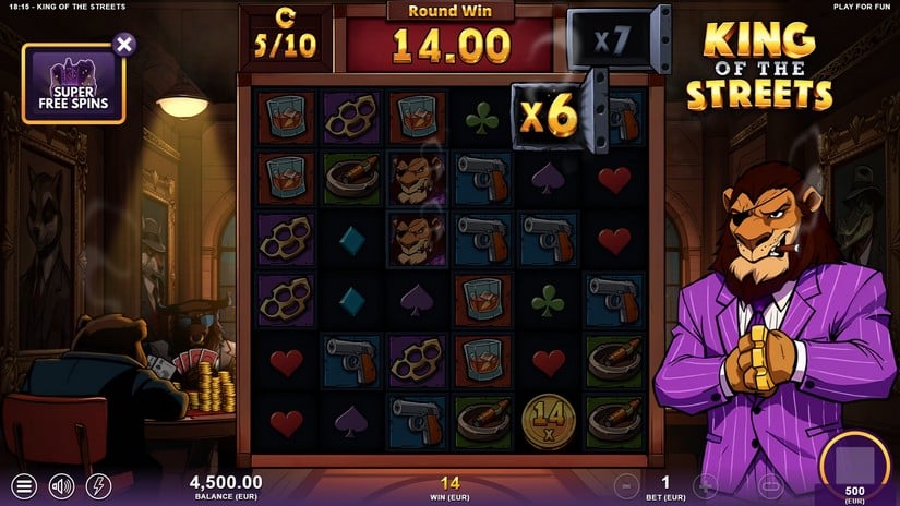 King of the Streets slot screen 5