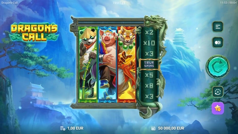 Dragon’s Call slot screen 1