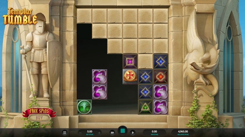 Templar Tumble slot screen 2