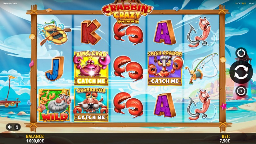 Crabbin’ Crazy slot screen 1